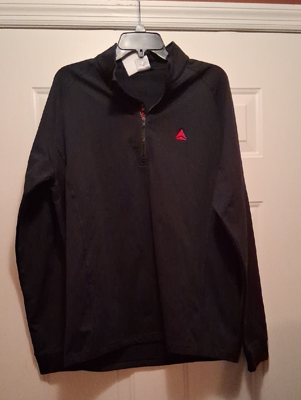 Men's Black Levelwear Delta Modern Fit Pullover Size L